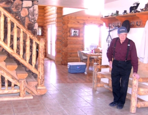 Vance Roberts at the Cabin