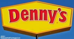 DENNY'S DINER RESTAURANT Sign